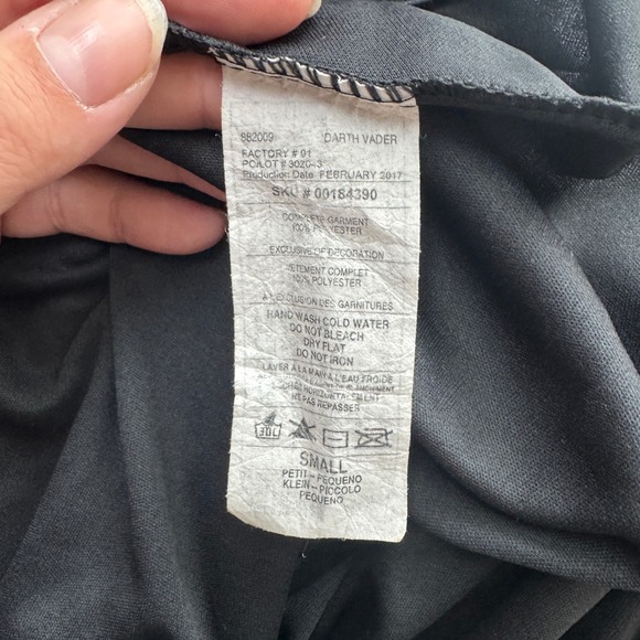 Star Wars Darth Vader Kids Costume Small 4-6 Rubies‎ Child Boy Girl Halloween - Picture 8 of 16